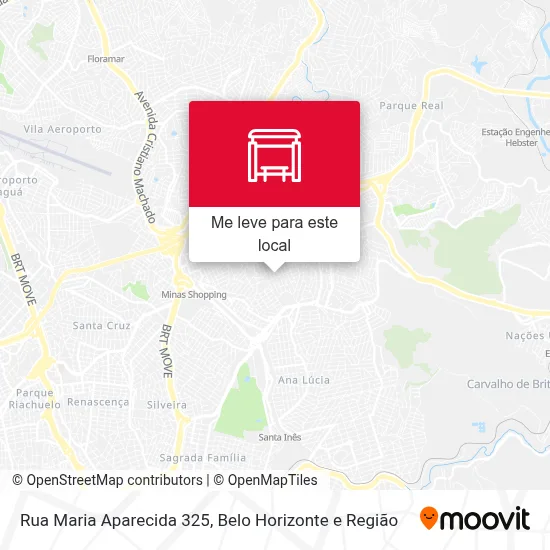 Rua Maria Aparecida 325 mapa