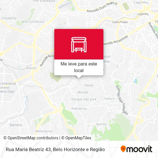 Rua Maria Beatriz 43 mapa
