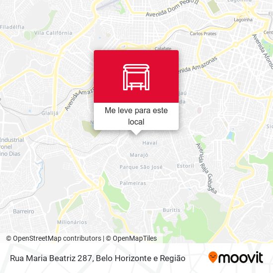 Rua Maria Beatriz 287 mapa