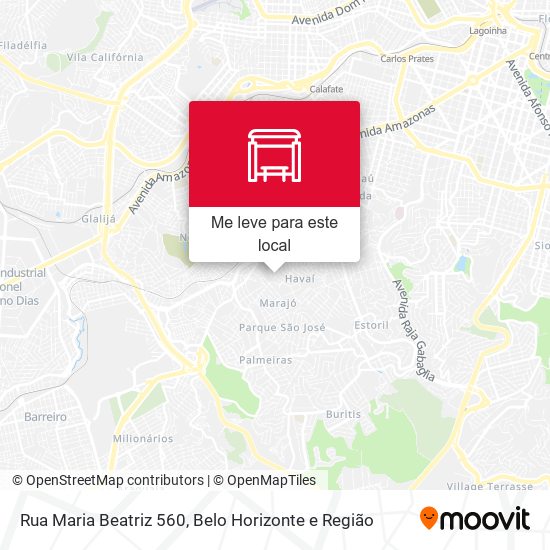 Rua Maria Beatriz 560 mapa