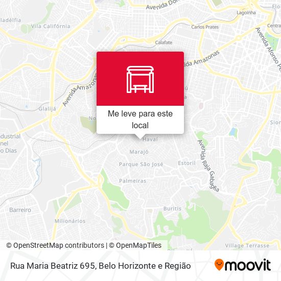 Rua Maria Beatriz 695 mapa