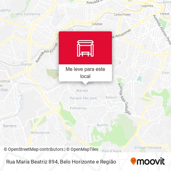 Rua Maria Beatriz 894 mapa