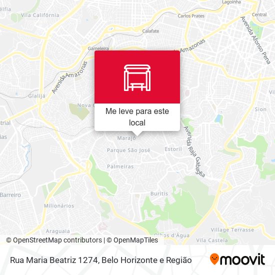 Rua Maria Beatriz 1274 mapa
