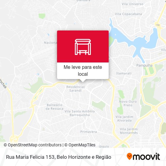 Rua Maria Felicia 153 mapa