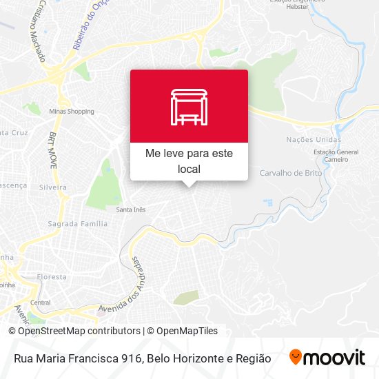Rua Maria Francisca 916 mapa