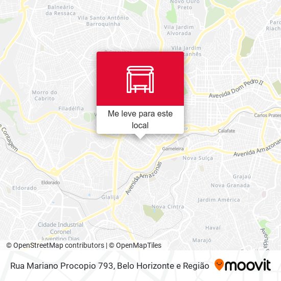 Rua Mariano Procopio 793 mapa