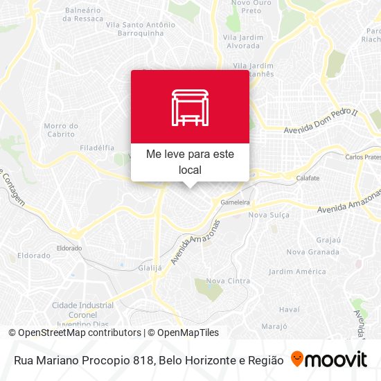 Rua Mariano Procopio 818 mapa