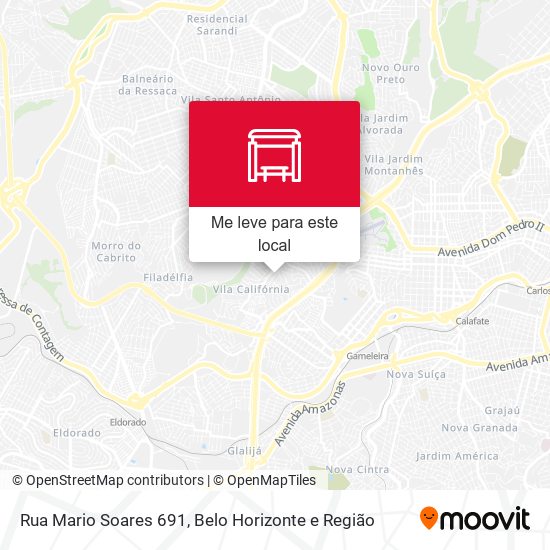 Rua Mario Soares 691 mapa