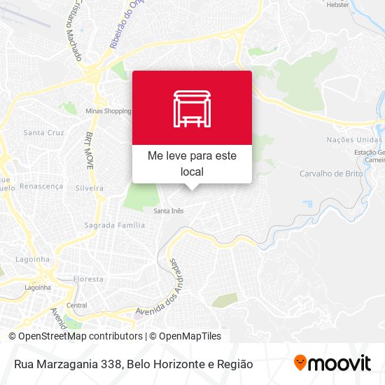 Rua Marzagania 338 mapa