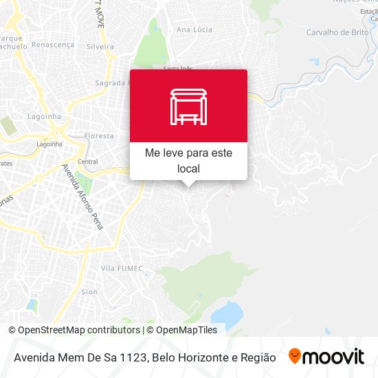 Avenida Mem De Sa 1123 mapa