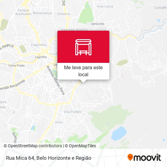 Rua Mica 64 mapa