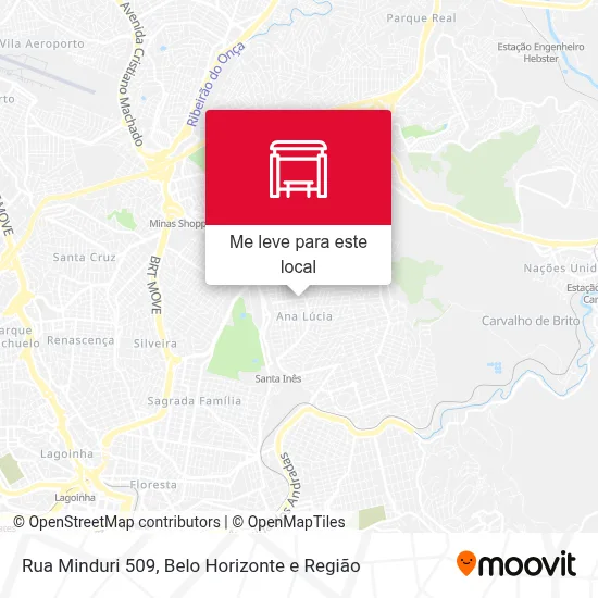 Rua Minduri 509 mapa