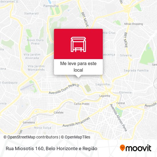 Rua Miosotis 160 mapa