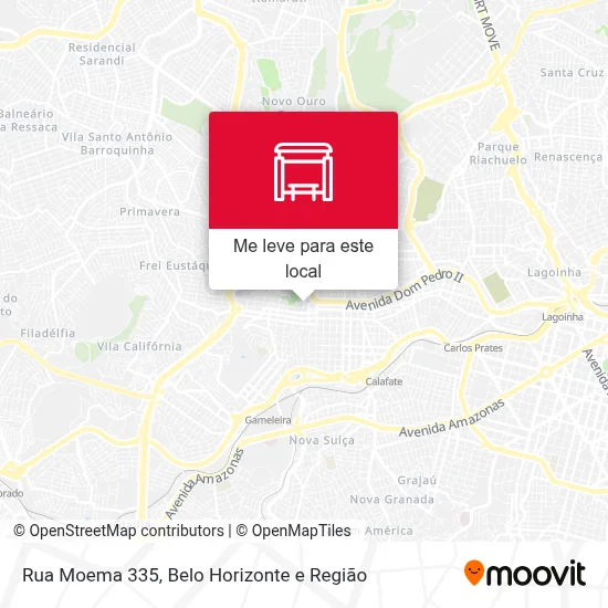 Rua Moema 335 mapa