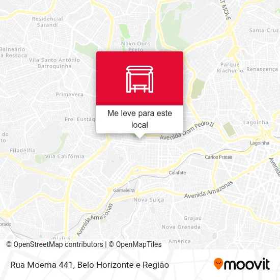 Rua Moema 441 mapa