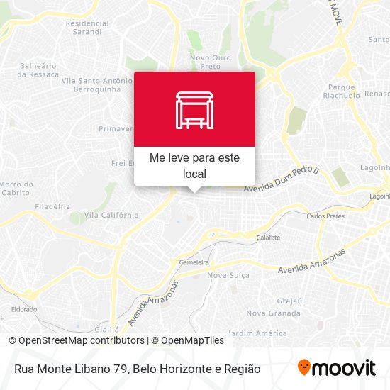 Rua Monte Libano 79 mapa