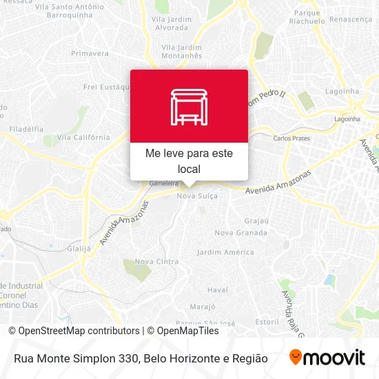 Rua Monte Simplon 330 mapa
