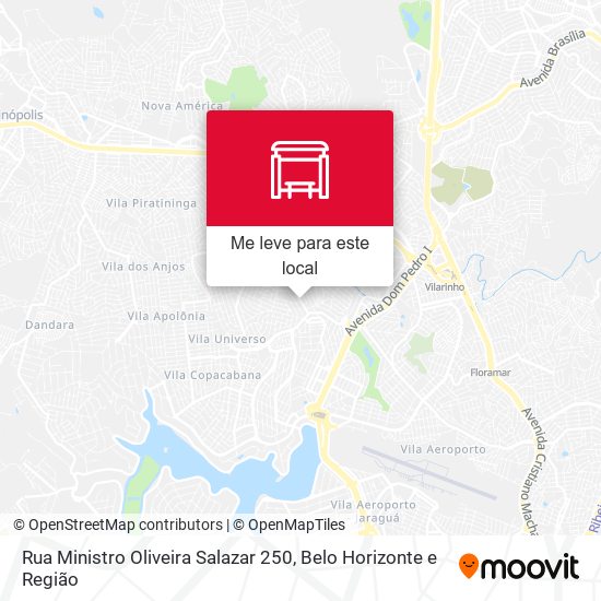 Rua Ministro Oliveira Salazar 250 mapa