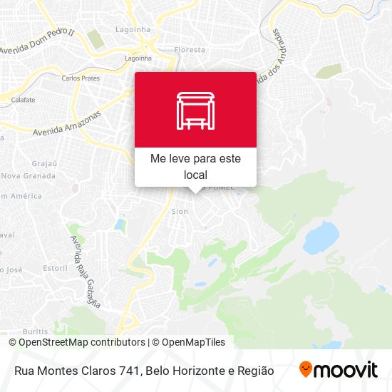 Rua Montes Claros 741 mapa