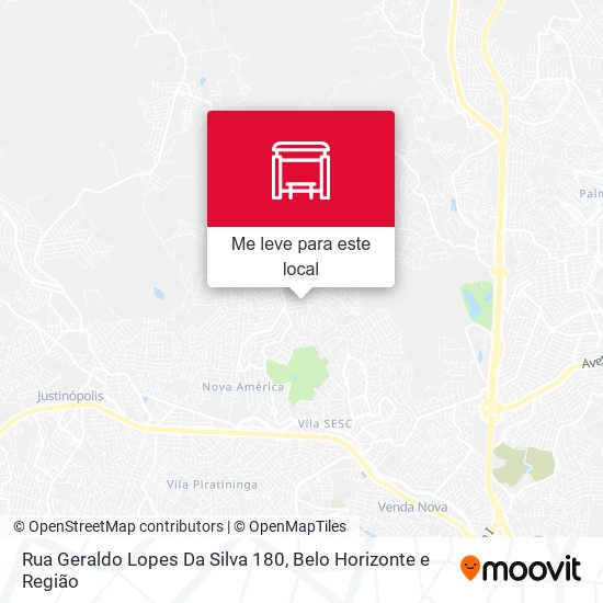 Rua Geraldo Lopes Da Silva 180 mapa