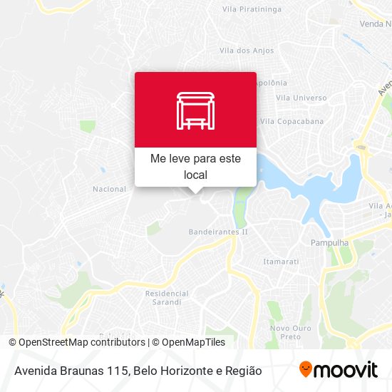 Avenida Braunas 115 mapa