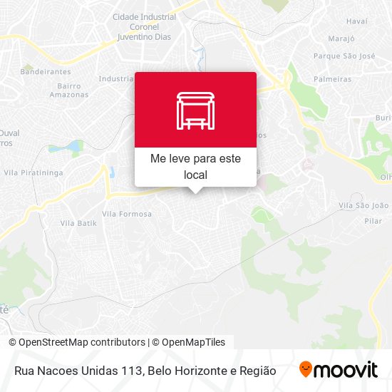 Rua Nacoes Unidas 113 mapa