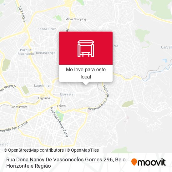 Rua Dona Nancy De Vasconcelos Gomes 296 mapa