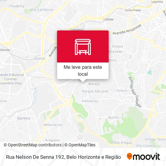 Rua Nelson De Senna 192 mapa