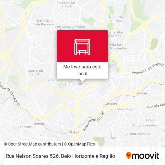 Rua Nelson Soares 526 mapa