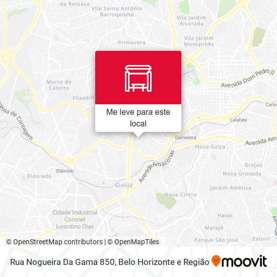Rua Nogueira Da Gama 850 mapa
