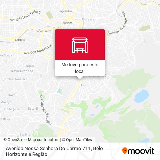 Avenida Nossa Senhora Do Carmo 711 mapa