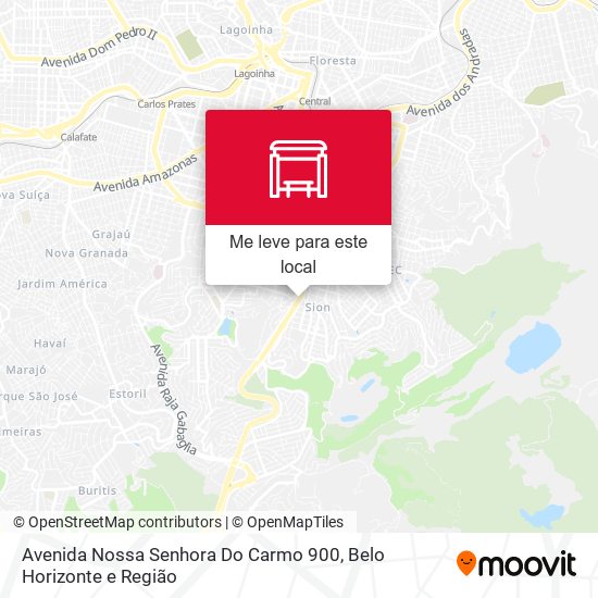 Avenida Nossa Senhora Do Carmo 900 mapa