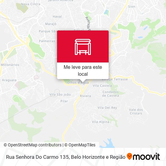 Rua Senhora Do Carmo 135 mapa