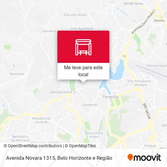 Avenida Novara 1315 mapa