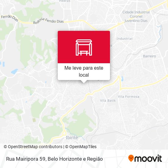 Rua Mairipora 59 mapa