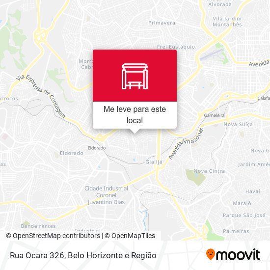 Rua Ocara 326 mapa