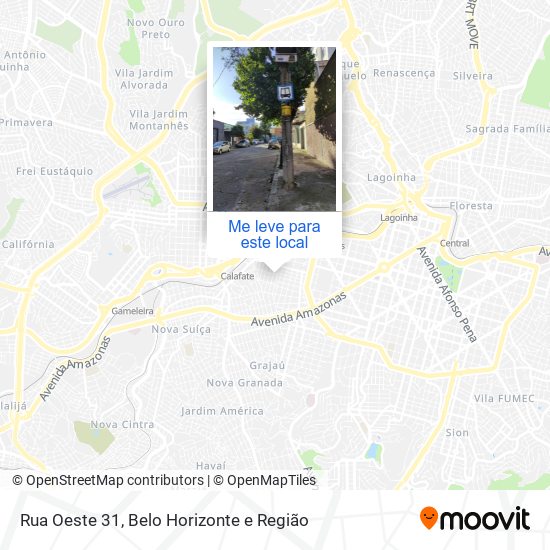 Rua Oeste 31 mapa