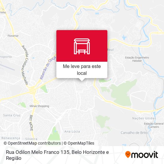 Rua Odilon Melo Franco 135 mapa