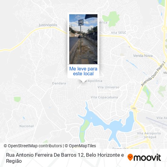 Rua Antonio Ferreira De Barros 12 mapa