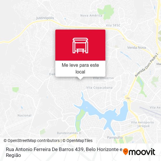 Rua Antonio Ferreira De Barros 439 mapa