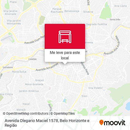 Avenida Olegario Maciel 1578 mapa