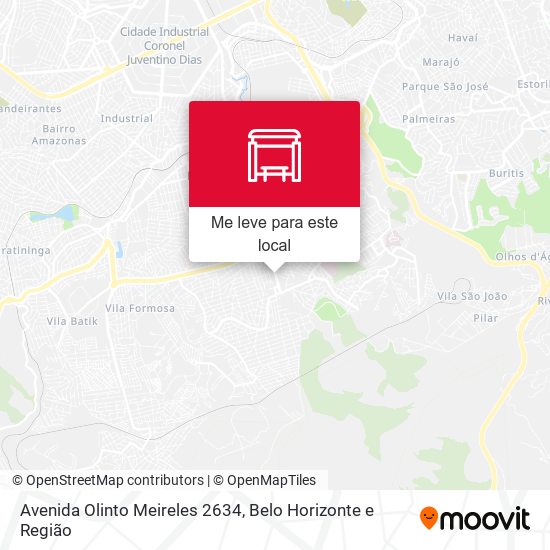 Avenida Olinto Meireles 2634 mapa