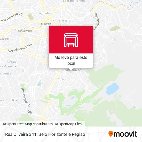 Rua Oliveira 341 mapa