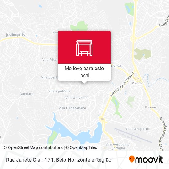 Rua Janete Clair 171 mapa