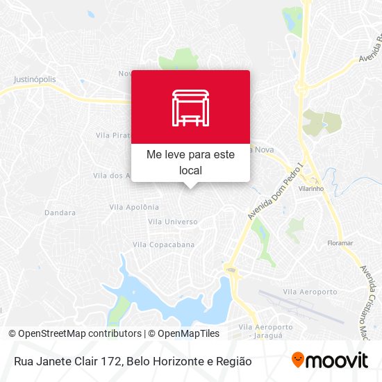 Rua Janete Clair 172 mapa