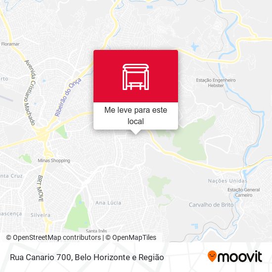 Rua Canario 700 mapa