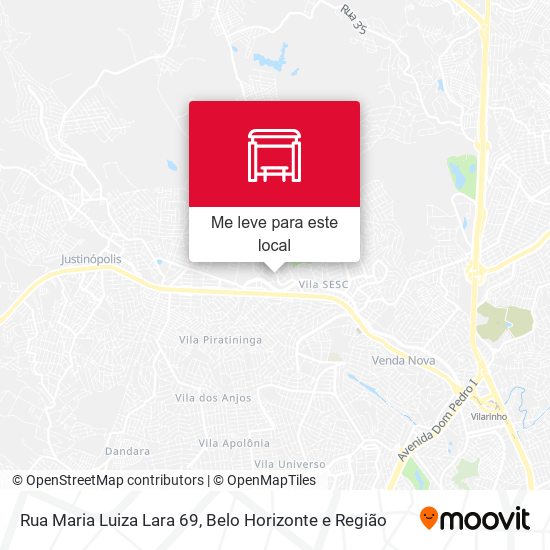 Rua Maria Luiza Lara 69 mapa