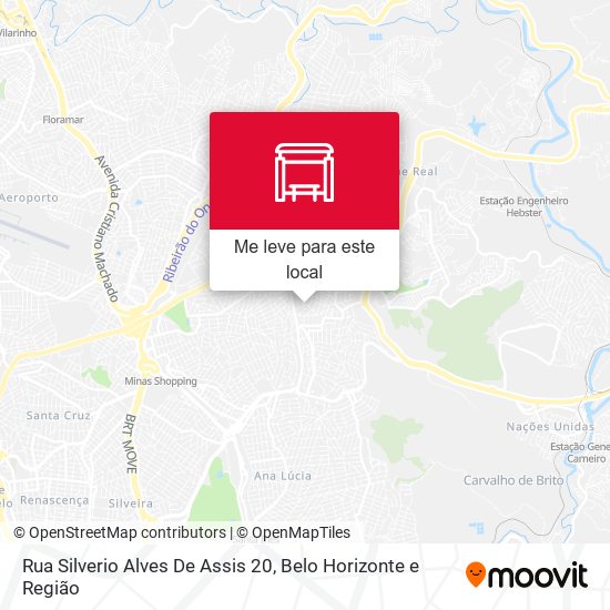 Rua Silverio Alves De Assis 20 mapa