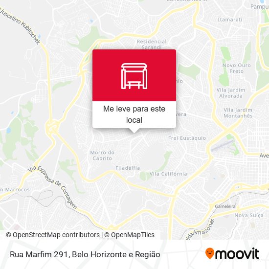 Rua Marfim 291 mapa