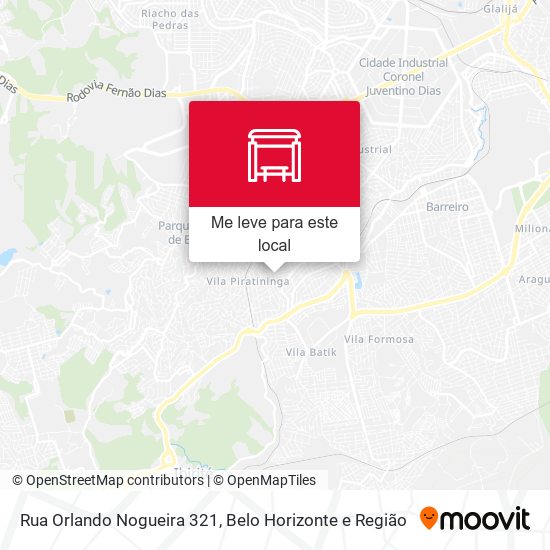 Rua Orlando Nogueira 321 mapa
